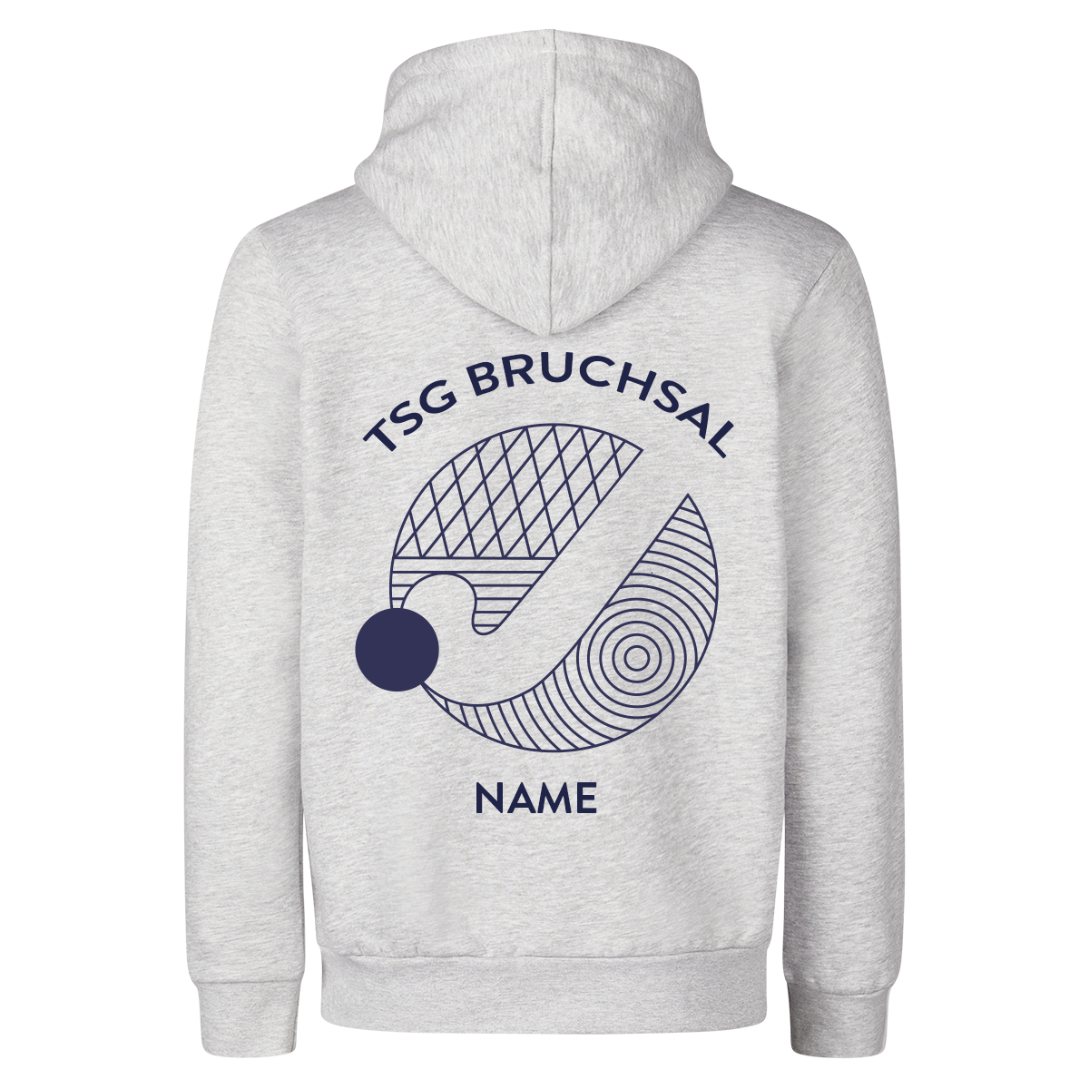 TSG BRUCHSAL HOODIE CARACAS UNISEX HELLGRAU – Bild 2